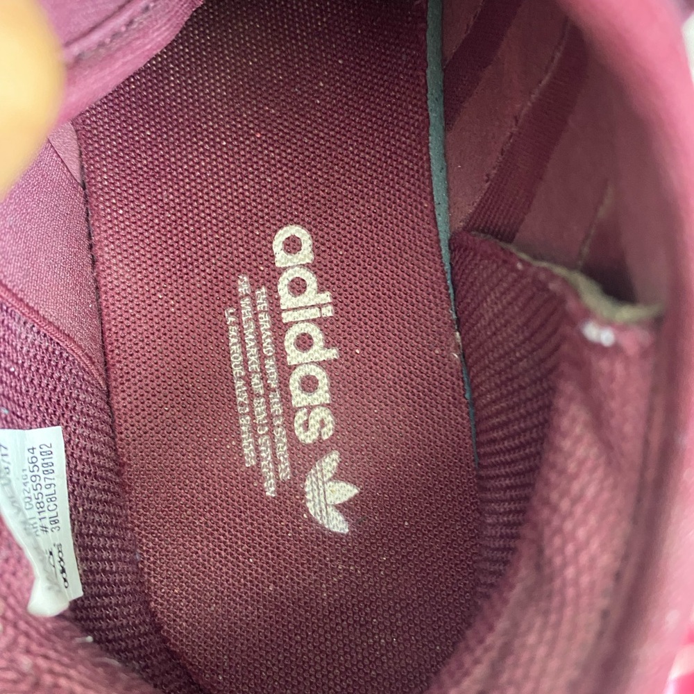 Adidas Burgundy Athletic Shoes - Picture 4 of 17